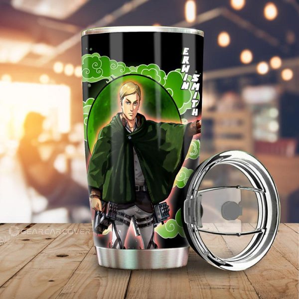 Erwin Smith Tumbler Cup Custom Attack On Titan Anime