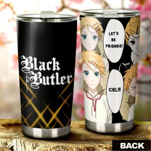 Finnian Tumbler Cup Custom Black Butler Car Accessories