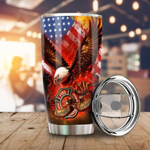 Firefighter Tumbler Cup Custom Car Accessories