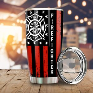 Firefighter Tumbler Cup Custom Car Accessories