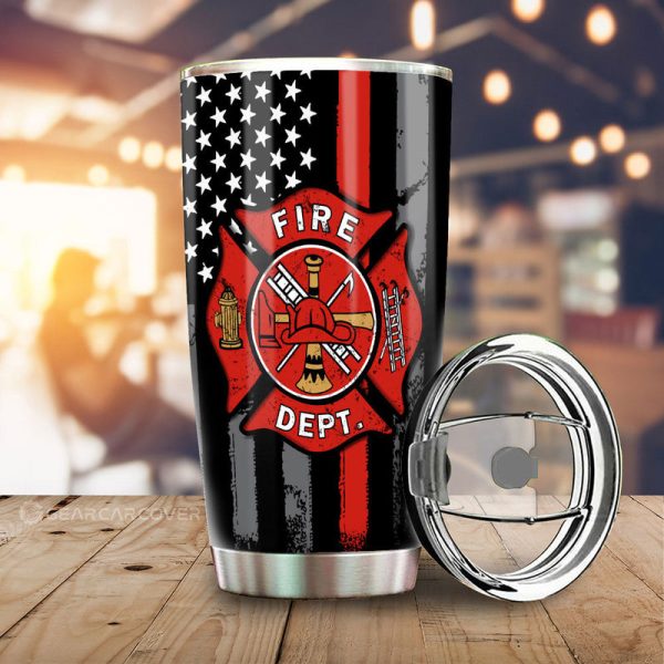 Firefighter Tumbler Cup Custom Car Accessories