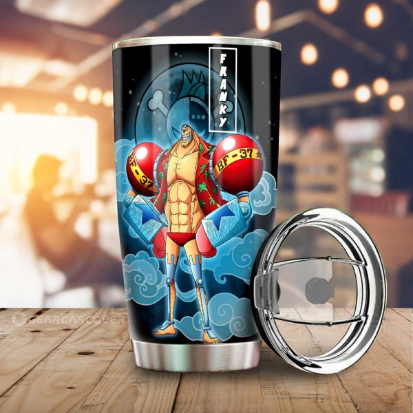 Franky Tumbler Cup Custom Anime One Piece Car Accessories For Anime Fans