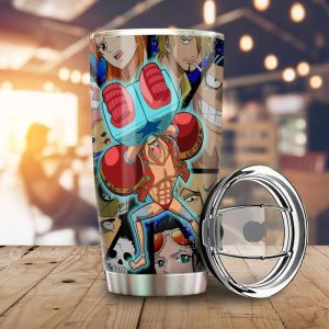 Franky Tumbler Cup Custom Anime One Piece Car Interior Accessories For Anime Fans