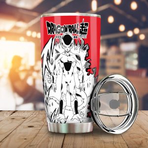 Frieza Tumbler Cup Custom Car Accessories Manga Style For Fans