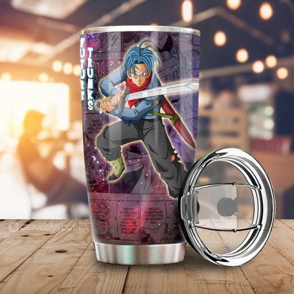 Future Trunks Tumbler Cup Custom Car Accessories Manga Galaxy Style