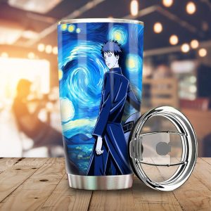 Gaara Tumbler Cup Custom Starry Night Styles