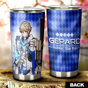 Gepard Tumbler Cup Custom Honkai Star Rail Car Accessories