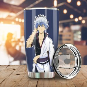 Gintoki Sakata Tumbler Cup Custom Main Hero Gintama Car Accessories