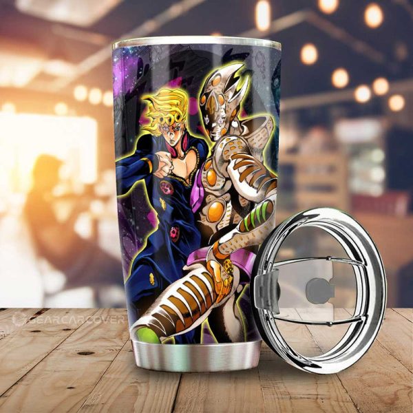 Giorno Giovanna Tumbler Cup Custom Galaxy Manga JJBA