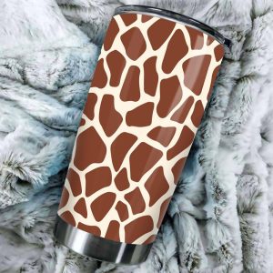 Giraffe Tumbler Stainless Steel Skin Pattern