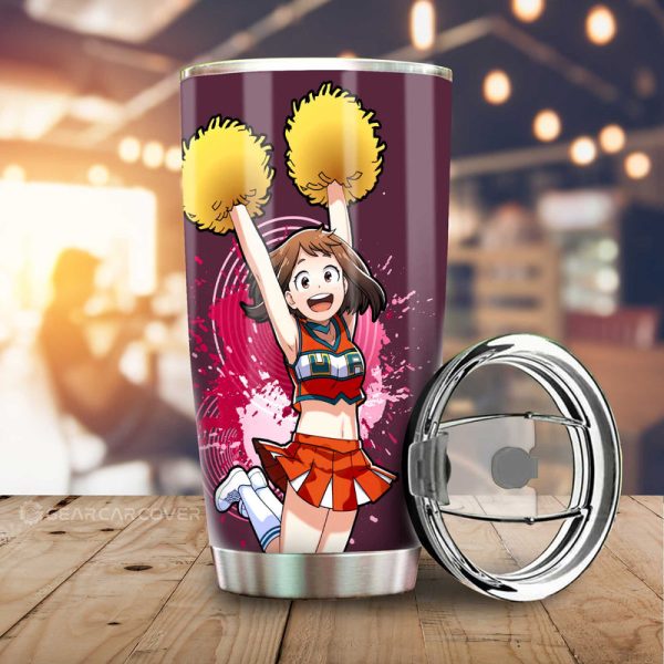 Girl Ochaco Uraraka Tumbler Cup Custom Car Accessories