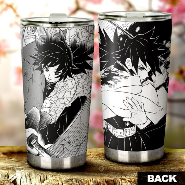 Giyuu Tumbler Cup Custom Kimetsu No Yaiba Manga Car Accessories