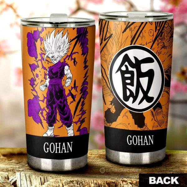 Gohan Tumbler Cup Custom Dragon Ball Anime Manga Color Style