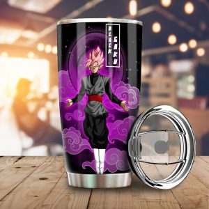 Goku Black Rose Tumbler Cup Custom Anime Dragon Ball Car Accessories