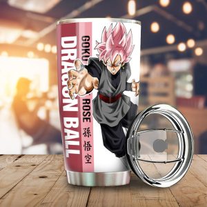 Goku Black Rose Tumbler Cup Custom Car Accessories For Fans