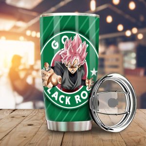 Goku Black Rose Tumbler Cup Custom Dragon Ball Anime Car Accessories