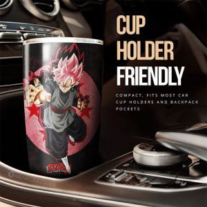 Goku Black Rose Tumbler Cup Custom Dragon Ball Car Accessories