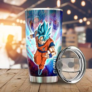 Goku Blue Tumbler Cup Custom Car Accessories