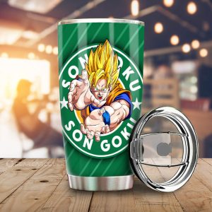 Goku SSJ Tumbler Cup Custom Car Accessories