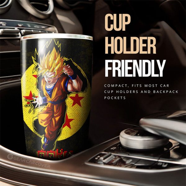 Goku SSJ Tumbler Cup Custom Car Accessories