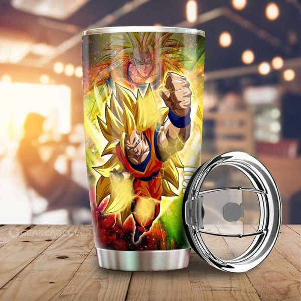 Goku SSJ Tumbler Cup Custom Car Accessories