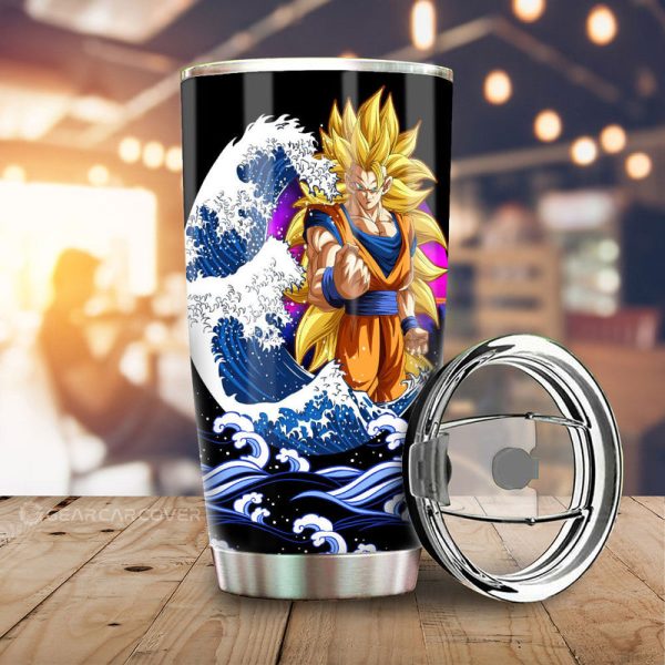 Goku SSJ Tumbler Cup Custom Car Interior Accessories