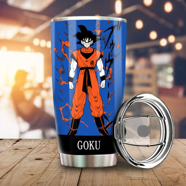 Goku Tumbler Cup Custom Dragon Ball Anime Manga Color Style