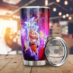 Goku Ultra Instinct Tumbler Cup Custom Car Accessories