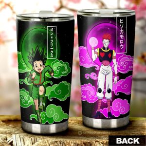 Gon Freecss And Hisoka Morow Tumbler Cup Custom Hunter x Hunter Anime Car Accessories