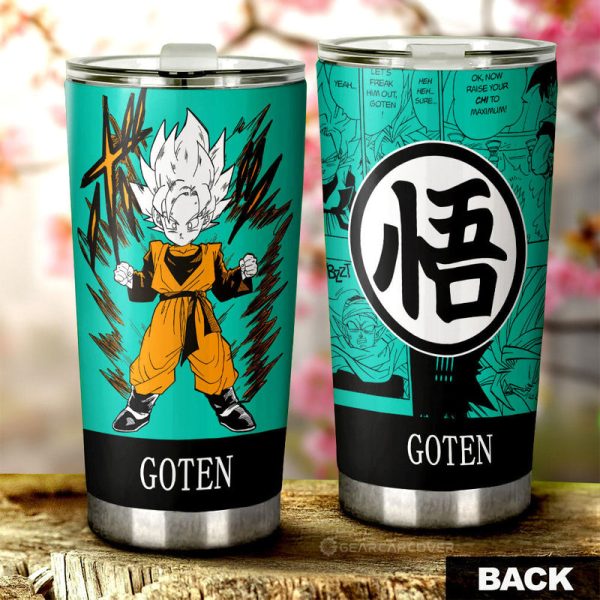 Goten Tumbler Cup Custom Dragon Ball Anime Manga Color Style