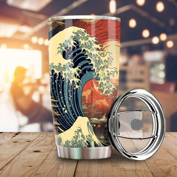 Great Wave Kanagawa Tumbler Cup Custom Car Accessories