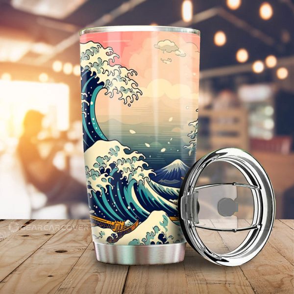 Great Wave Kanagawa Tumbler Cup Custom Car Accessories