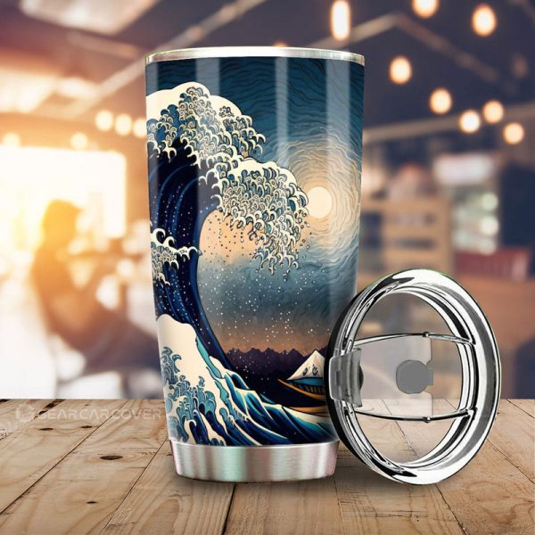 Great Wave Kanagawa Tumbler Cup Custom Car Accessories