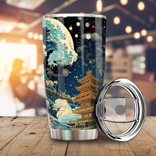 Great Wave Kanagawa Tumbler Cup Custom Car Accessories