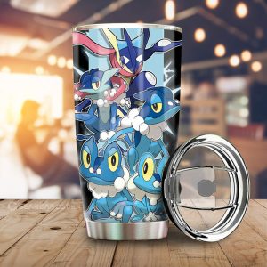 Greninja Tumbler Cup Custom Car Accessories For Fans