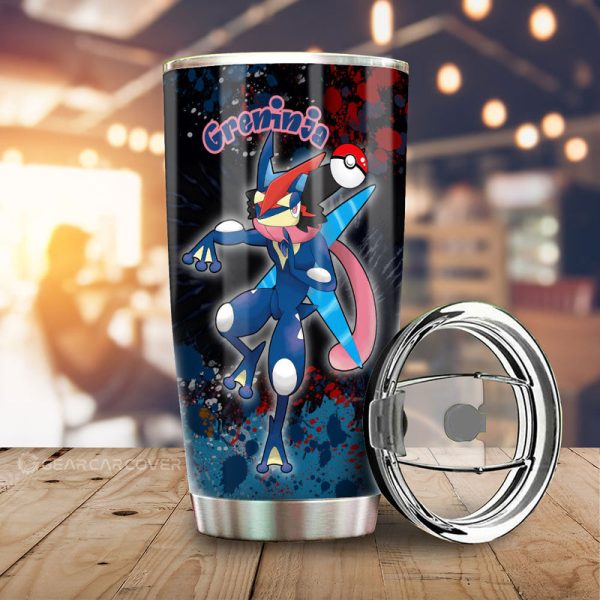 Greninja Tumbler Cup Custom Tie Dye Style Anime Car Accessories