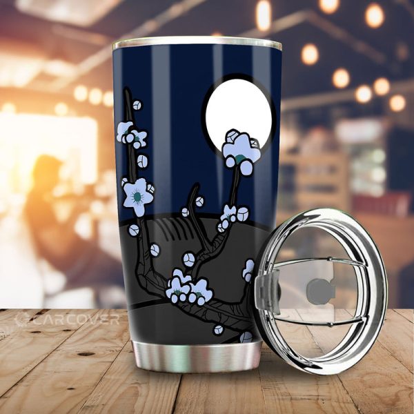 Hanafuda Night Blue Tumbler Cup Custom Car Interior Accessories