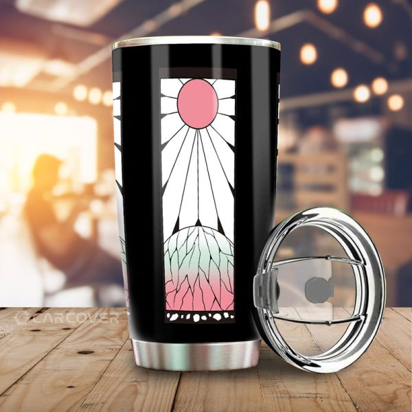 Hanafuda Shinobu Tumbler Cup Custom Demon Slayer Anime Car Accessories