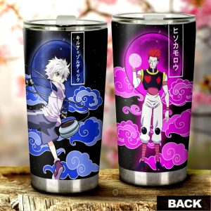 Hisoka Morow And Killua Zoldyck Tumbler Cup Custom Hunter x Hunter Anime Car Accessories