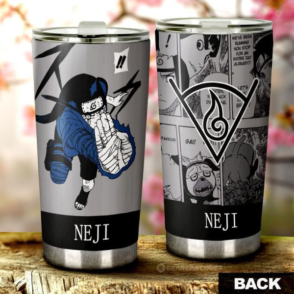 Hyuuga Neji Tumbler Cup Custom Anime Car Accessories Manga Color Style