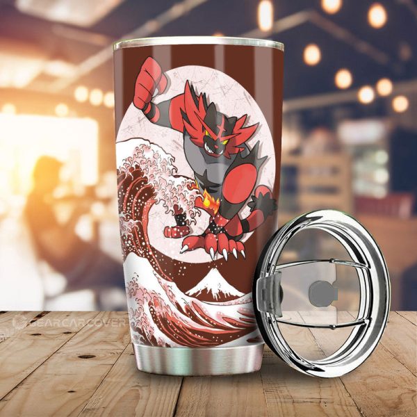 Incineroar Tumbler Cup Custom Pokemon Car Accessories