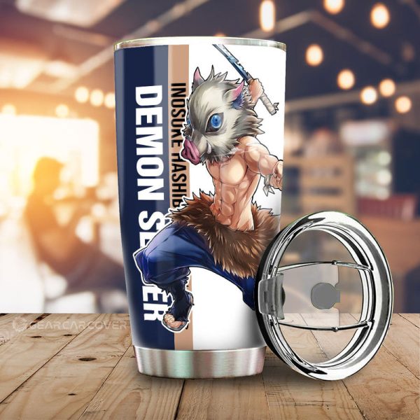 Inosuke Hashibira Tumbler Cup Custom Demon Slayer