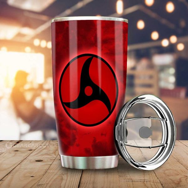 Itachi Mangekyo Sharingan Tumbler Cup Custom Tie Dye Style