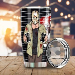 Jason Voorhees Tumbler Cup Custom Horror Characters In The Friday The 13th Series Car Interior Accessories