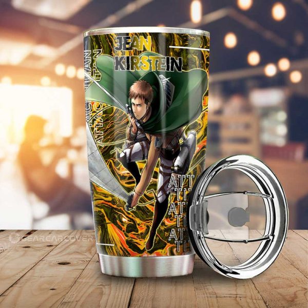 Jean Kirstein Tumbler Cup Custom Attack On Titan Car Accessories