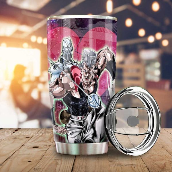 Jean Pierre Polnareff Tumbler Cup Custom Galaxy Manga JJBA