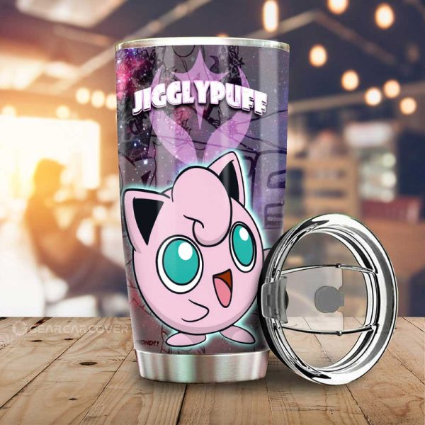 Jigglypuff Tumbler Cup Custom Anime Galaxy Manga Style