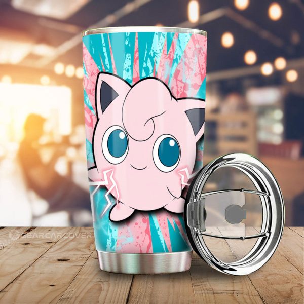 Jigglypuff Tumbler Cup Custom Car Interior Accessories