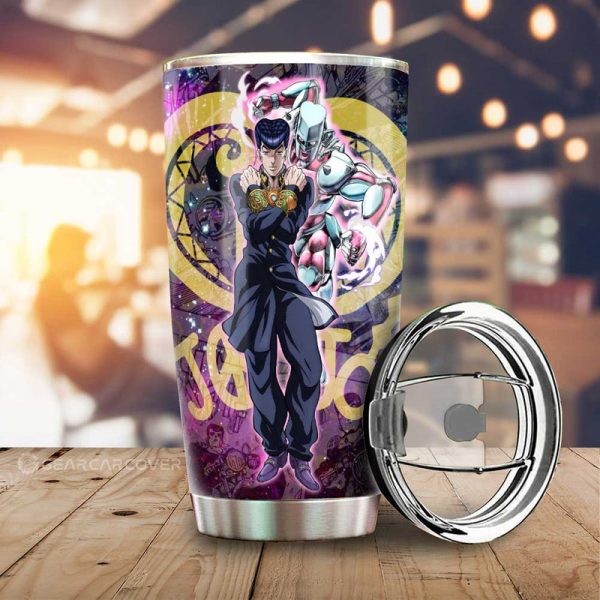 Josuke Higashikata Tumbler Cup Custom JJBA Anime Car Accessories Galaxy Style