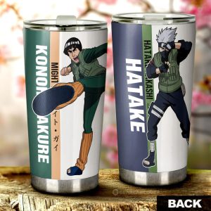 Kakashi And Guy Tumbler Cup Custom Anime Car Accessories For Fans